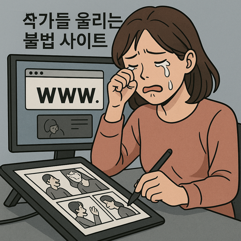 작가들 울리는 불법 사이트 썸네일